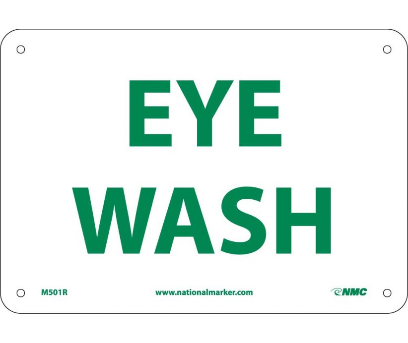 EYE WASH, 7X10, RIGID PLASTIC