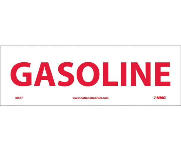 GASOLINE, 4X12, RIGID PLASTIC