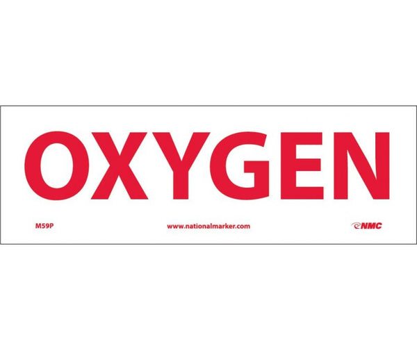 OXYGEN, 4X12, RIGID PLASTIC