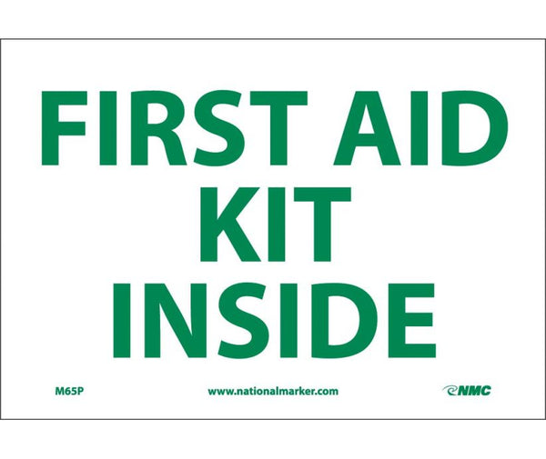 FIRST AID KIT INSIDE, 7X10, PS VINYL