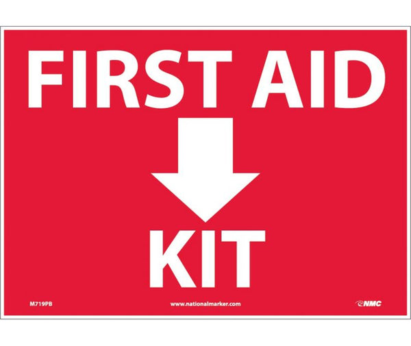 FIRST AID (ARROW) KIT, 10X14, PS VINYL