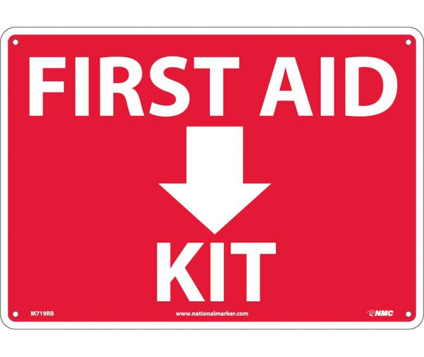 FIRST AID (ARROW) KIT, 10X14, RIGID PLASTIC