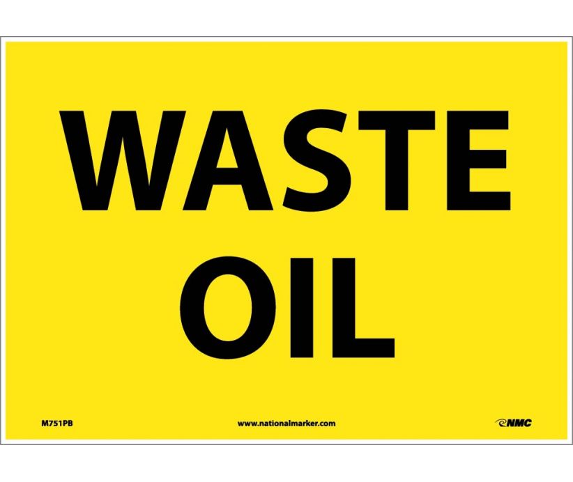 WASTE OIL, 10X14, .040 ALUM