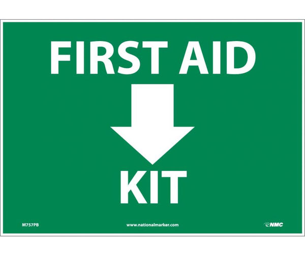 FIRST AID (ARROW) KIT, 10X14, PS VINYL