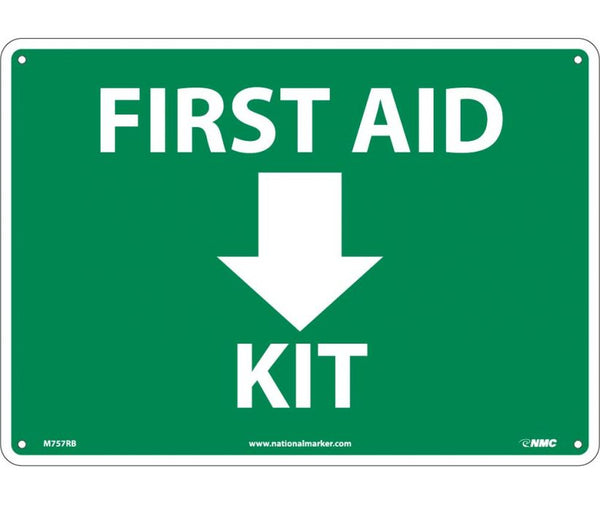 FIRST AID (ARROW) KIT, 10X14, RIGID PLASTIC