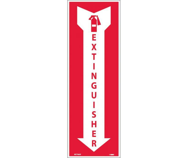 (GRAPHIC) EXTINGUISHER, 4X12, PS VINYL, 25/PK
