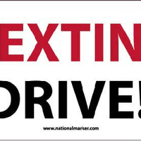 STOP TEXTING AND DRIVE! (GRAPHIC), 3X11, PS VINYL W/LAM