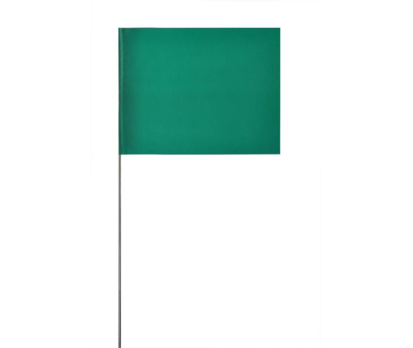 MARKING FLAGS, GREEN, 4