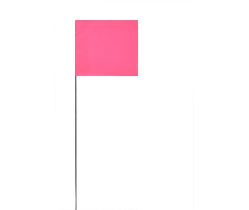 MARKING FLAGS, PINK GLO, 4