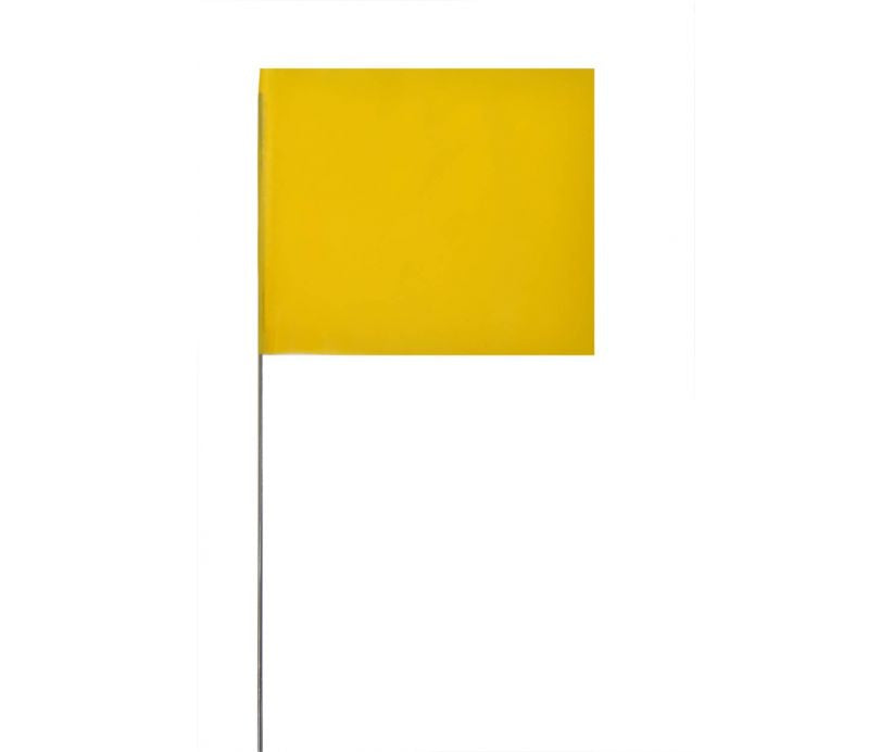 MARKING FLAGS, YELLOW, 4