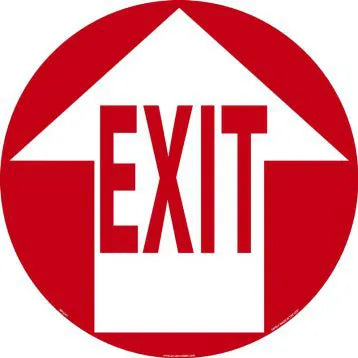Exit Walk-On Slip Guard Floor Sign 17