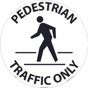 Pedestrian Traffic Walk-On Slip Guard Floor Sign 17
