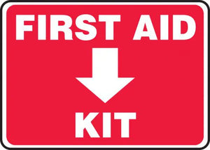 First Aid Kit Sign 7"x10" Plastic | MFSD506VP