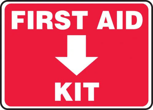 First Aid Kit Sign 7
