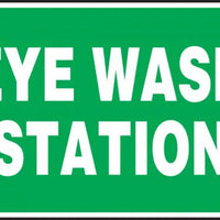 Eye Wash Station Sign 10"x14" Plastic | MFSD988VP