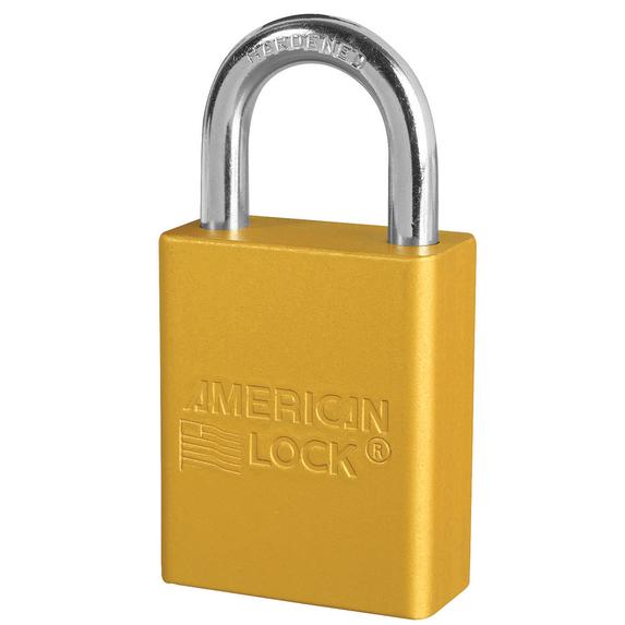 GREEN 1 ANODIZED ALUM LOCK KEYED DIFFERENTLY 6/SET