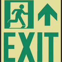 Glow-In-The-Dark Safety Sign: Exit | MLNY520