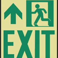 Glow-In-The-Dark Safety Sign: Exit | MLNY525