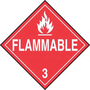 Flammable USDOT Placard 10.75"x10.75" Magnetic | MPL301MG1