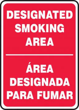 Accuform SBMSMK403VP Plastic Spanish Bilingual Safety Sign,