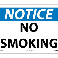 NOTICE, NO SMOKING, 10X14, PS VINYL