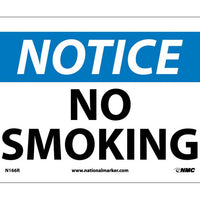 NOTICE, NO SMOKING, 7X10, RIGID PLASTIC