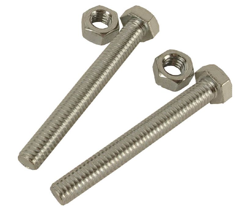 NUT AND BOLT SET, STANDARD  EACH SET CONTAINS 2 NUTS & 2 BOLTS