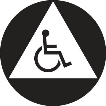California Title 24 Gender-Neutral Sign: Handicap Accessible | PAD726BK