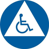 California Title 24 Gender-Neutral Sign: Handicap Accessible | PAD726BU
