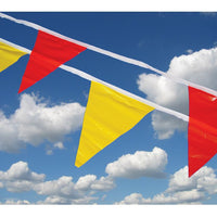 PENNANT FLAGS, RED, 9X12