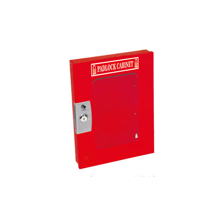 Padlock Cabinet, Clear Window, Stores 19 Padlocks