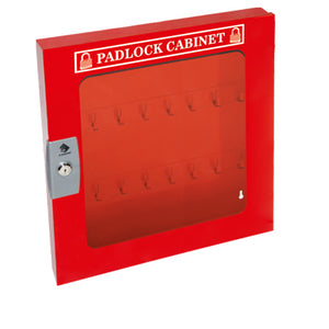 Padlock Cabinet, Clear Window, Stores 55 Padlocks