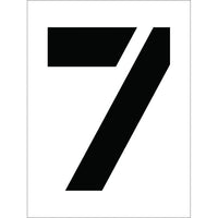 STENCIL, NUMBER 7, 12"