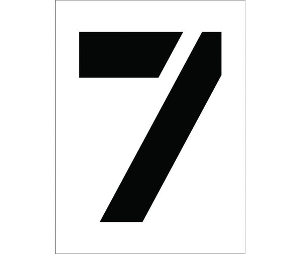 STENCIL, NUMBER 7, 12