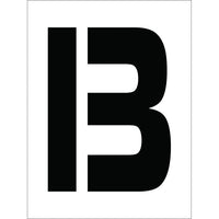 STENCIL, LETTER B, 12"