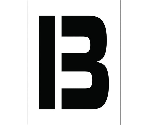 STENCIL, LETTER B, 12
