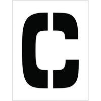 STENCIL, LETTER C, 12"