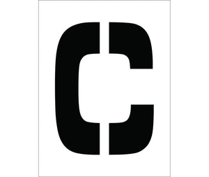 STENCIL, LETTER C, 12"