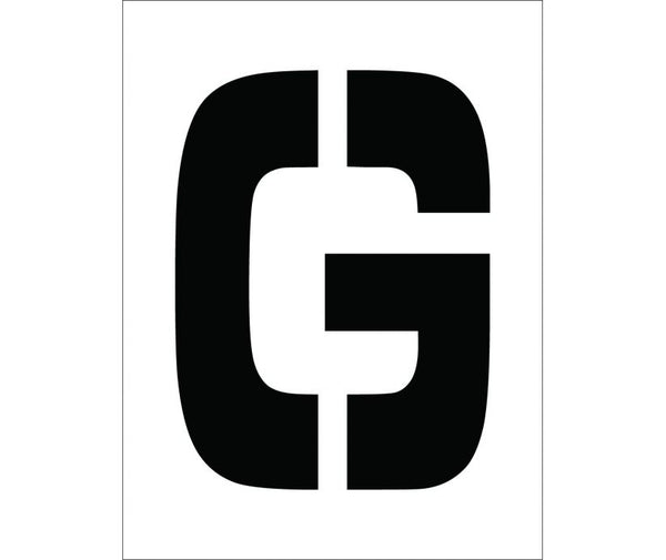STENCIL, LETTER G, 12