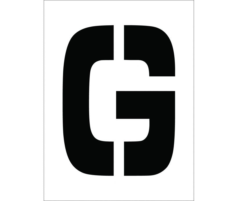 STENCIL, LETTER G, 12