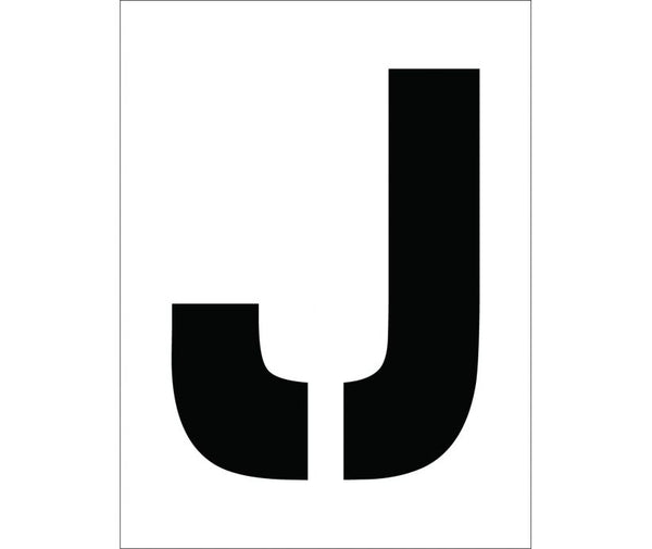 STENCIL, LETTER J, 12