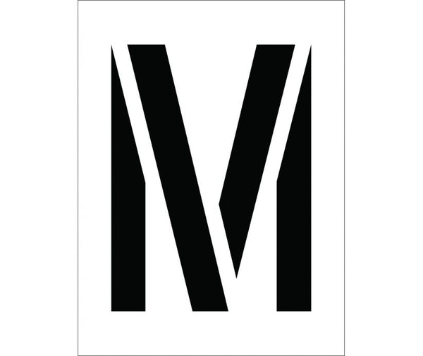STENCIL, LETTER M, 12