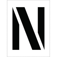 STENCIL, LETTER N, 12"