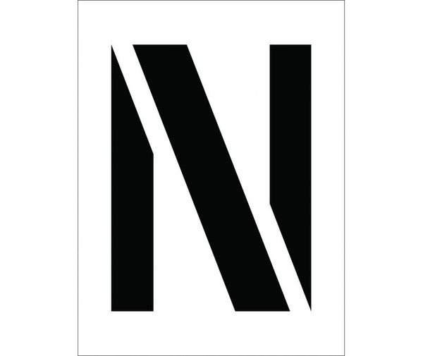 STENCIL, LETTER N, 12