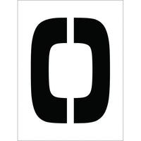 STENCIL, LETTER O, 12"