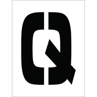 STENCIL, LETTER Q, 12"