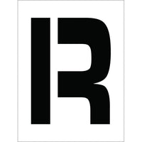 STENCIL, LETTER R, 12"