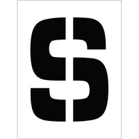 STENCIL, LETTER S, 12"