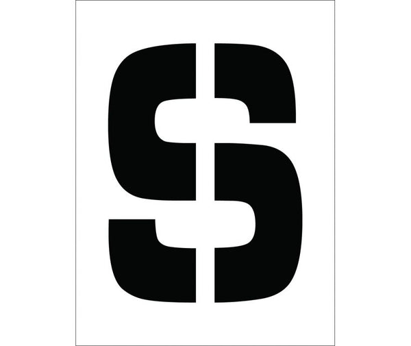 STENCIL, LETTER S, 12