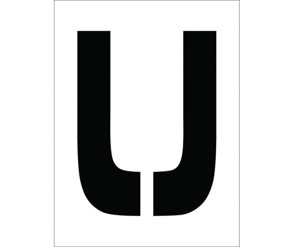 STENCIL, LETTER U, 12